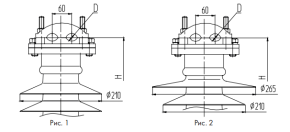 Полимерные шинные опоры для гибкой ошиновки подстанций ШОП под два удерживаемых провода