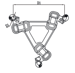 Дампер многочастотный на три расщепленных провода 3M-400-1